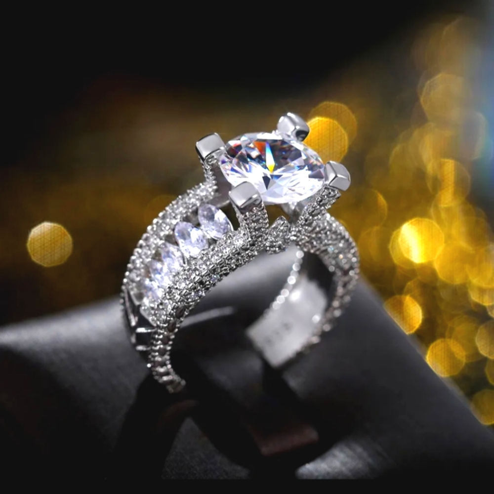 Zirconia Chunky Ring